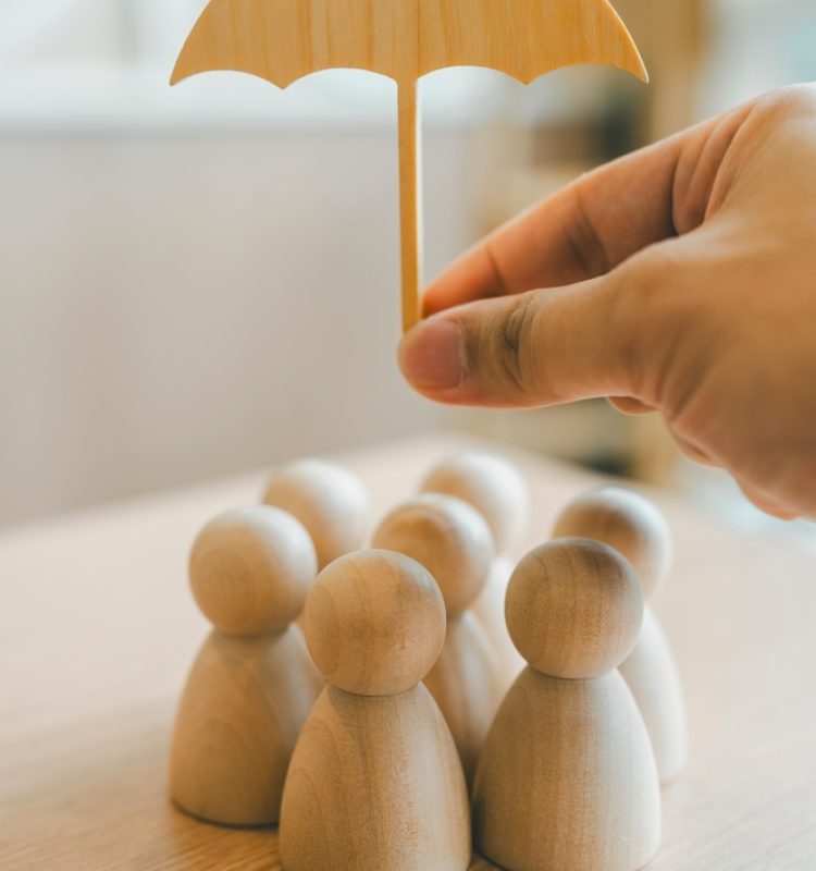 Umbrella,Icon,And,People,Model.,Security,Protection,And,Group,Insurance. Umbrella,Icon,And,People,Model.,Security,Protection,And,Group,Insurance.
